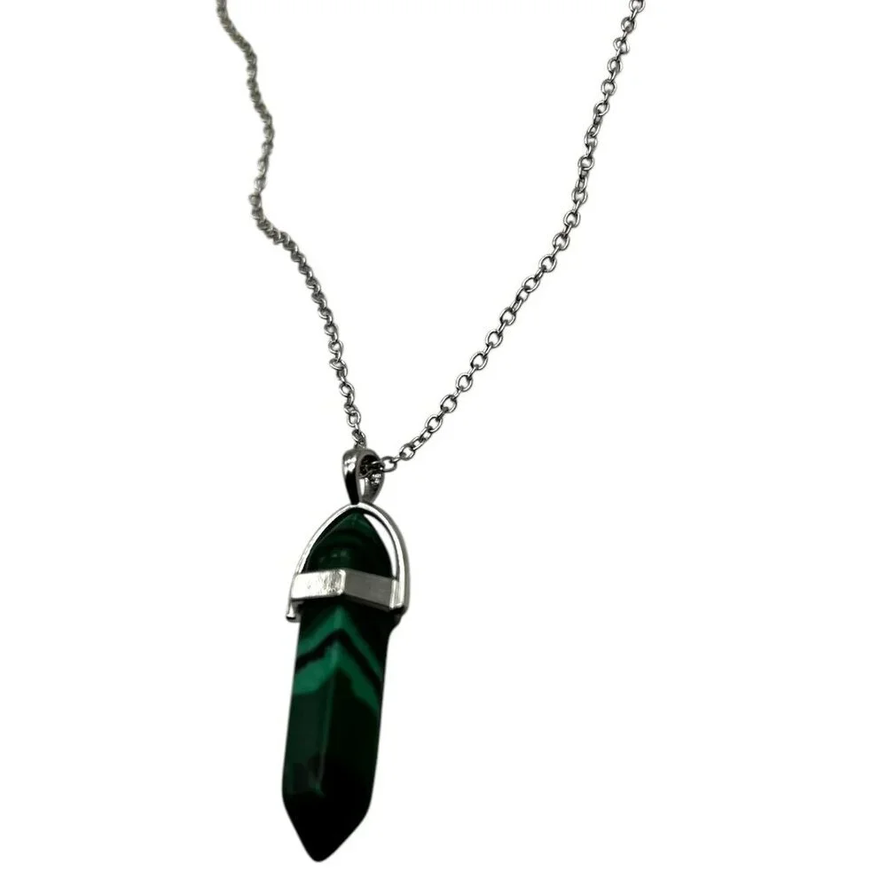 Multi Color Quartz Necklace Pendant Necklace Chain Crystal Necklace Women Jewelr